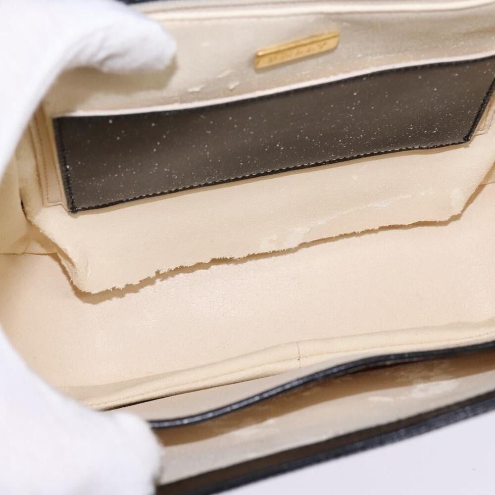 Bally Leather Shoulder Bag Black - Picture 6 of 13